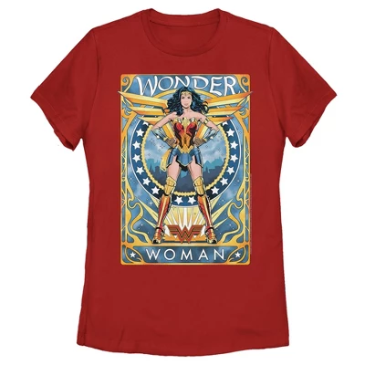 DC COMICS Women's Wonder Woman 1984 Trading Card T-Shirt - Image 3