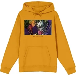 DC COMICS Batman Ninja Warlord Joker Men's Mustard Yellow Sweatshirt