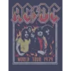 AC/DC World Tour 1979 Navy Blue Boy's Short-Sleeve T-shirt