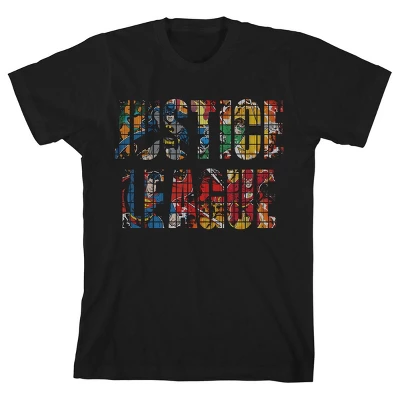 DC COMICS Justice League Black Tee Toddler Boy To Youth Boy - Image 6
