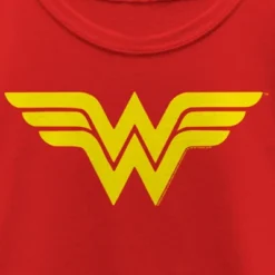 DC COMICS Girl's Wonder Woman Classic Logo T-Shirt