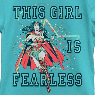 DC COMICS Girl's Wonder Woman This Girl Is Fearless T-Shirt