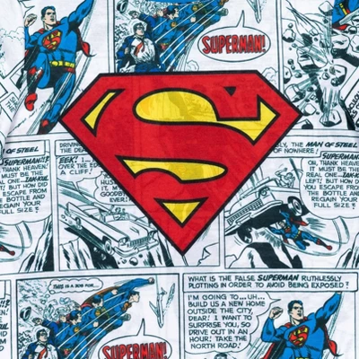 DC Comics Justice League Superman Cosplay Pajama Shirts And Shorts Blue/Red/White - Image 5