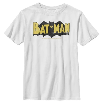 DC COMICS Boy's Batman Logo Vintage T-Shirt - Image 3
