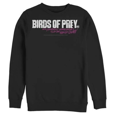 DC COMICS Men's Birds Of Prey Fantabulous Logo Sweatshirt - Image 2
