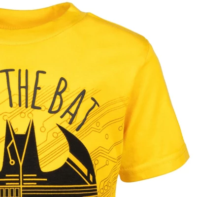 DC Comics Justice League Batman T-Shirt Tank Top And Mesh Shorts 3 Piece Outfit Set Toddler - Image 7