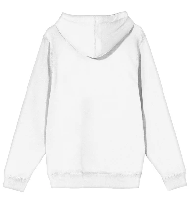 DC COMICS Suicide Squad: Kill The Justice League Game Logo Adult White Graphic Hoodie - Image 2