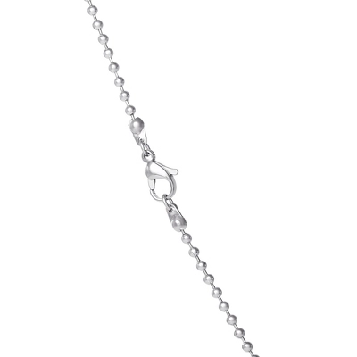 DC Comics Mens Batman Logo Stainless Steel Dog Tag Pendant Necklace, 22'' Link Chain - Image 3