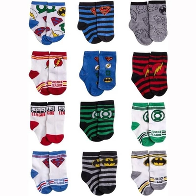 DC Comics Baby Boys’ And Girls’ Socks, Infant Socks Ages 0-24 Months - Image 5