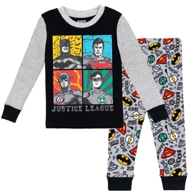 DC Comics Justice League Robin Cosplay Pajama Shirt And Pants Sleep Set Little Kid To Big Kid - Image 9