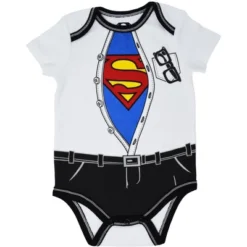 DC Comics Justice League Superman Baby Boys Short Sleeve Bodysuits & Pants