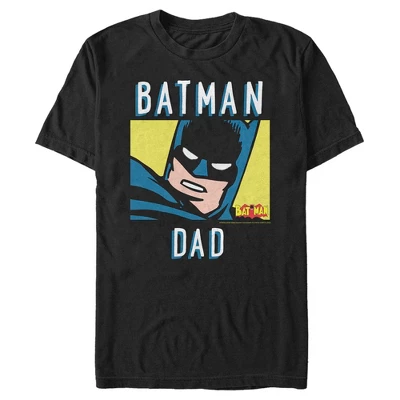 DC COMICS Men's Batman Father's Day Comic Dad T-Shirt - Image 4