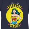 DC COMICS Women's Wonder Woman Moms Are Everyday Heroes T-Shirt