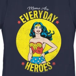 DC COMICS Women's Wonder Woman Moms Are Everyday Heroes T-Shirt