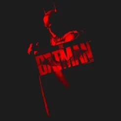 DC COMICS Junior's The Batman Red Shadows Festival Muscle Tee