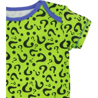 DC Comics Justice League Batman Joker Riddler Newborn Baby Boys 5 Pack Short Sleeve Bodysuits - Image 7