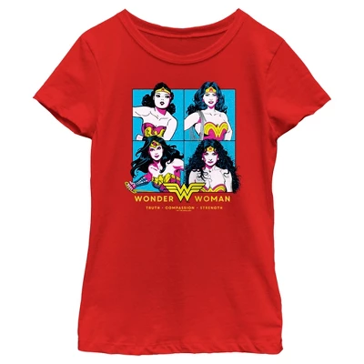 DC COMICS Girl's Wonder Woman Strongest Woman T-Shirt - Image 5
