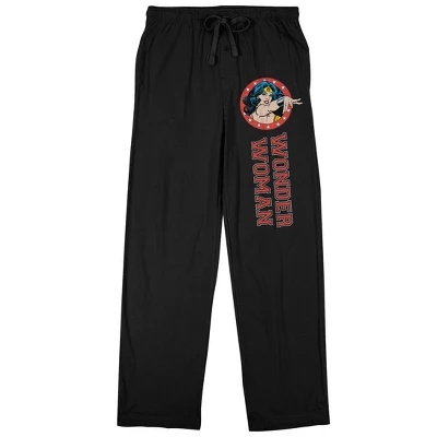 DC COMICS Wonder Woman Female Warrior Men's Sleep Pajama Pants - Image 6