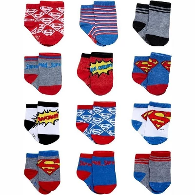 DC Comics Baby Boys’ And Girls’ Socks, Infant Socks Ages 0-24 Months - Image 8