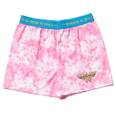 DC Comics Justice League Wonder Woman Girls Pajama Shirt And Shorts Toddler - Image 2