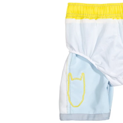 DC Comics Justice League Batman Toddler Boys Rash Guard And Swim Trunks Outfit Set - Image 6