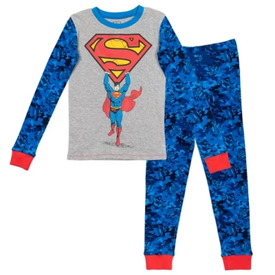 DC Comics Justice League Robin Cosplay Pajama Shirt And Pants Sleep Set Little Kid To Big Kid - Image 11