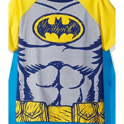 DC Comics Batman Toddler Boys Caped Cosume Design T-Shirt - Image 5
