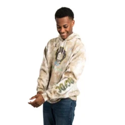 AC/DC ACDC Highway To Hell Adult Cloud Wash Graphic Hoodie