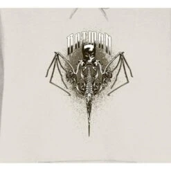 DC COMICS Batman Bat Mask And Bat Wings Men's Sand Graphic Hoodie