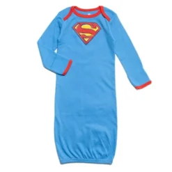 DC Comics Justice League The Flash Superman Batman Baby 3 Pack Sleeper Gowns Newborn