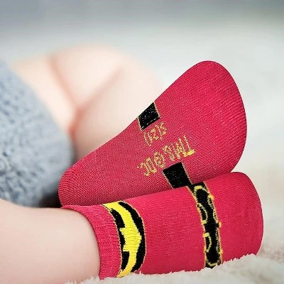 DC Comics Baby Boys’ And Girls’ Socks, Infant Socks Ages 0-24 Months