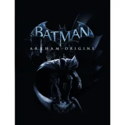 DC COMICS Batman Arkham Origins On Back Black T-Shirt Toddler Boy To Youth Boy