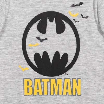 DC Comics Justice League Batman Toddler Boys Fleece Pullover Pants & Sweatshirt Set - Image 2