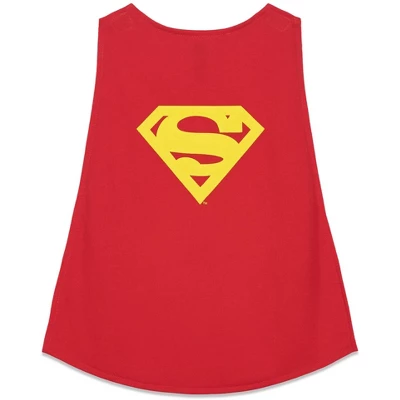 DC Comics Justice League Batman Superman The Flash Costume T-Shirt Capes And Masks Mask 7 Piece Outfit Set Toddler - Image 2