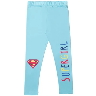 DC Comics Justice League Batgirl Supergirl Wonder Woman Girls 4 Pack Pants Toddler - Image 3