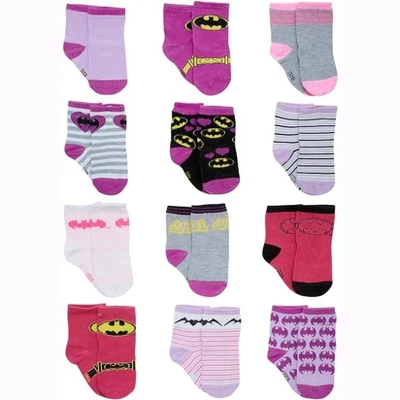 DC Comics Baby Boys’ And Girls’ Socks, Infant Socks Ages 0-24 Months - Image 3