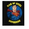 DC COMICS Superman Man Of Steel Character Youth Black Graphic Sweatpants