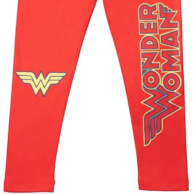 DC Comics Justice League Batgirl Supergirl Wonder Woman Girls 4 Pack Pants Toddler - Image 7