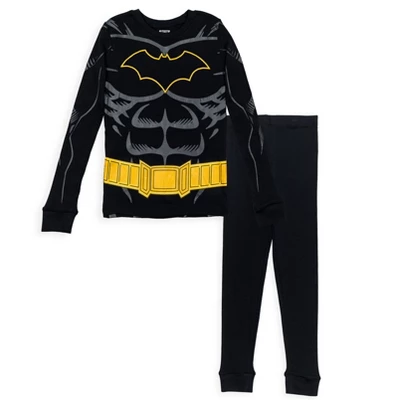 DC Comics Justice League Robin Cosplay Pajama Shirt And Pants Sleep Set Little Kid To Big Kid - Image 7