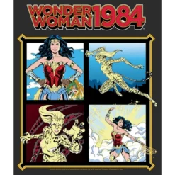 DC COMICS Women's Wonder Woman 1984 Comic Panels T-Shirt