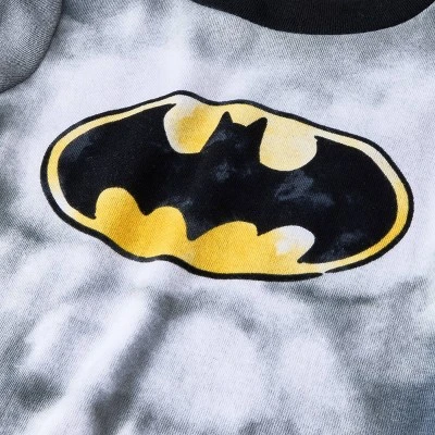 Toddler Boys' 4pc DC Comics Batman & Superman Cosplay Snug Fit Pajama Set - Gray/Blue - Image 2