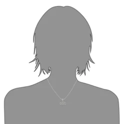 DC Comics Batman Stainless Steel Cut Out Logo Pendant Necklace, 16" Ball Chain