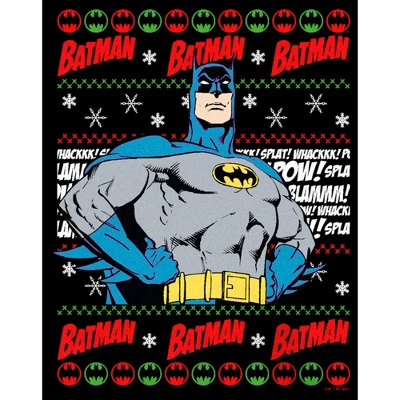 DC COMICS Men's Batman Christmas Sweater Sweatshirt