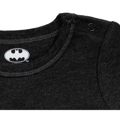 DC Comics Justice League Batman Short Sleeve Romper & Sunhat Dark Gray - Image 3