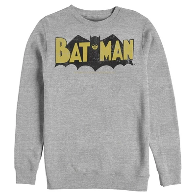 DC COMICS Men's Batman Logo Vintage Sweatshirt - Image 3