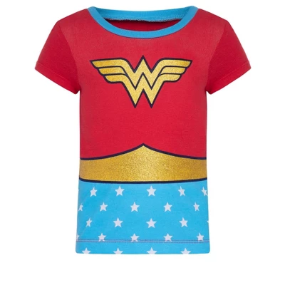 DC Comics Justice League Wonder Woman Costume Graphic T-Shirt And Cape - Image 2