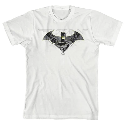 DC COMICS Batman Robin Nightwing Line Art White T-Shirt Toddler Boy To Youth Boy - Image 3