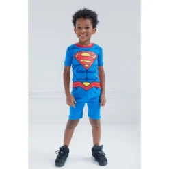 DC Comics Justice League The Flash Superman Batman Pajama Shirts And Shorts Little Kid To Big Kid