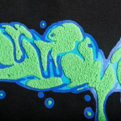 DC COMICS Batman Slime Logo Black T-shirt Toddler Boy To Youth Boy