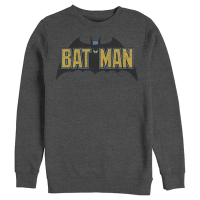 DC COMICS Men's Batman Caped Crusader Logo Sweatshirt - Image 3